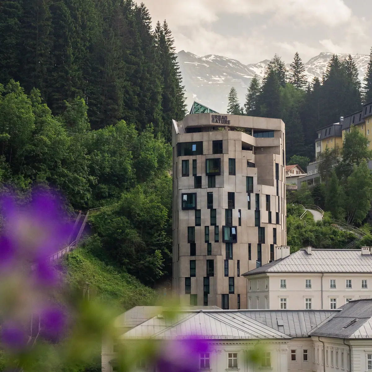 An exterior view of the Urban Nature Hotel in Bad Gastein.